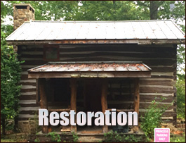 Historic Log Cabin Restoration  Pocahontas, Virginia